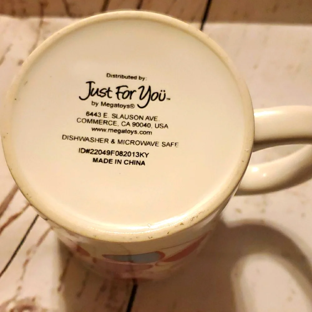 Just for You hearts on a string coffee mug